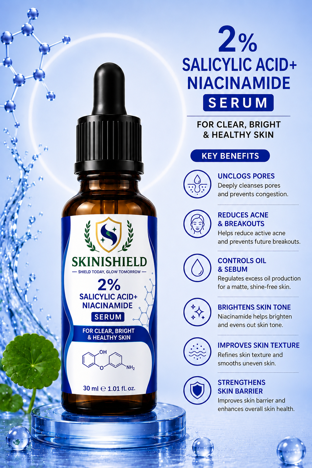 2% Salicylic Acid Serum With Niacinamide 30ml