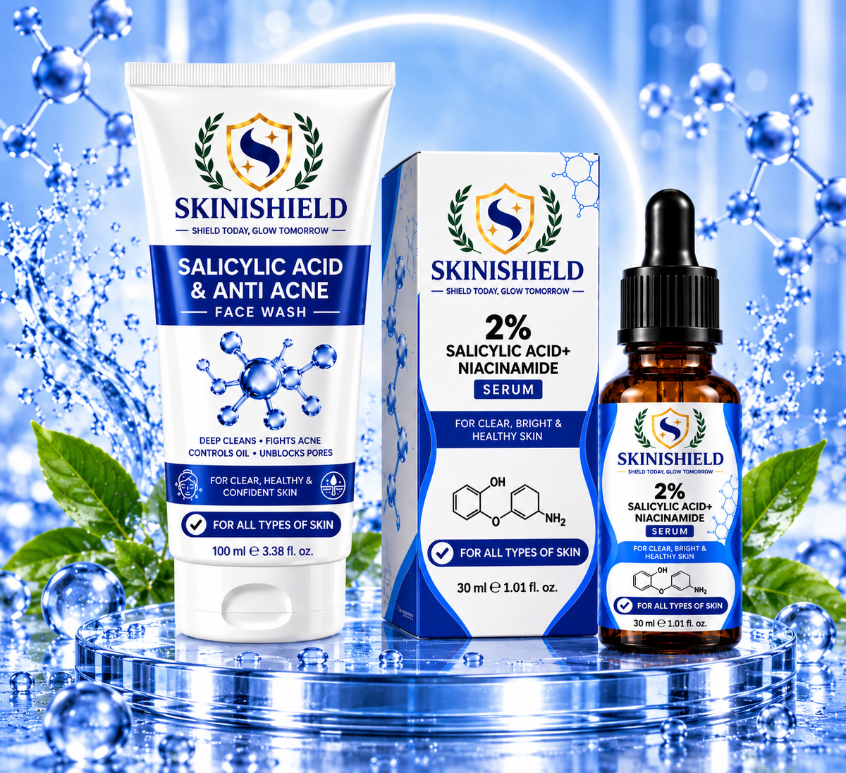 Salicylic Acid Bundle (Salicylic Face Wash+Salicylic Serum)