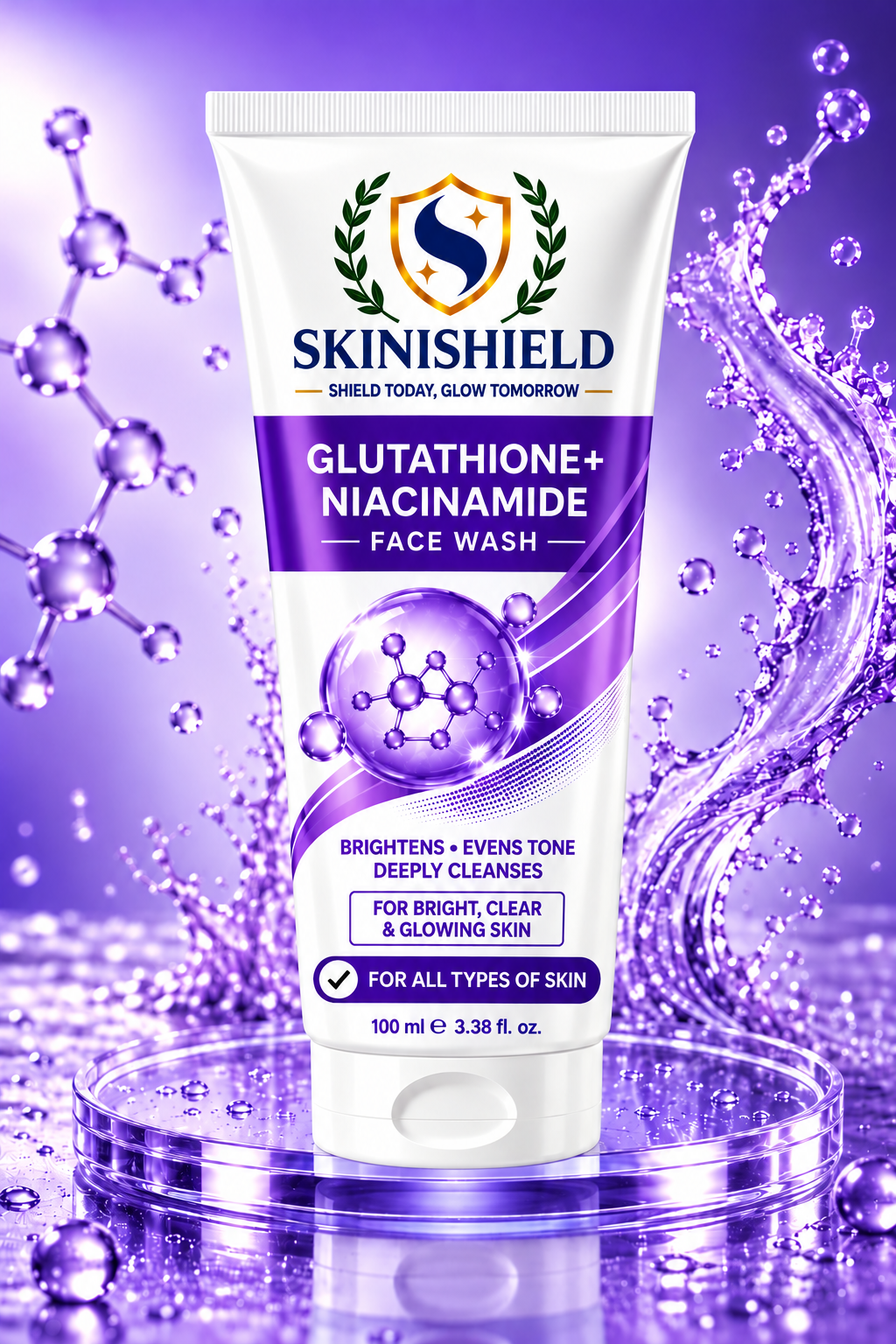 Glutathione + Niacinamide Face Wash 100g