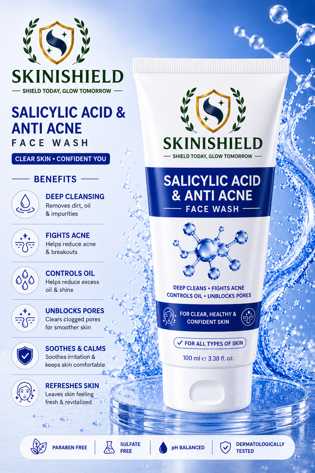 Salicylic Acid & Anti Acne Face Wash